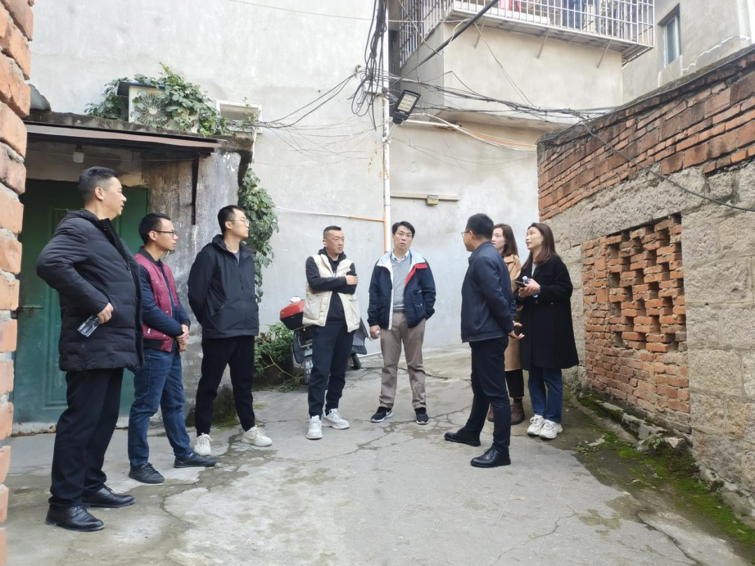市國投公司領導赴閩東商業公司開展房屋安全加固施工情況及安全生產調研