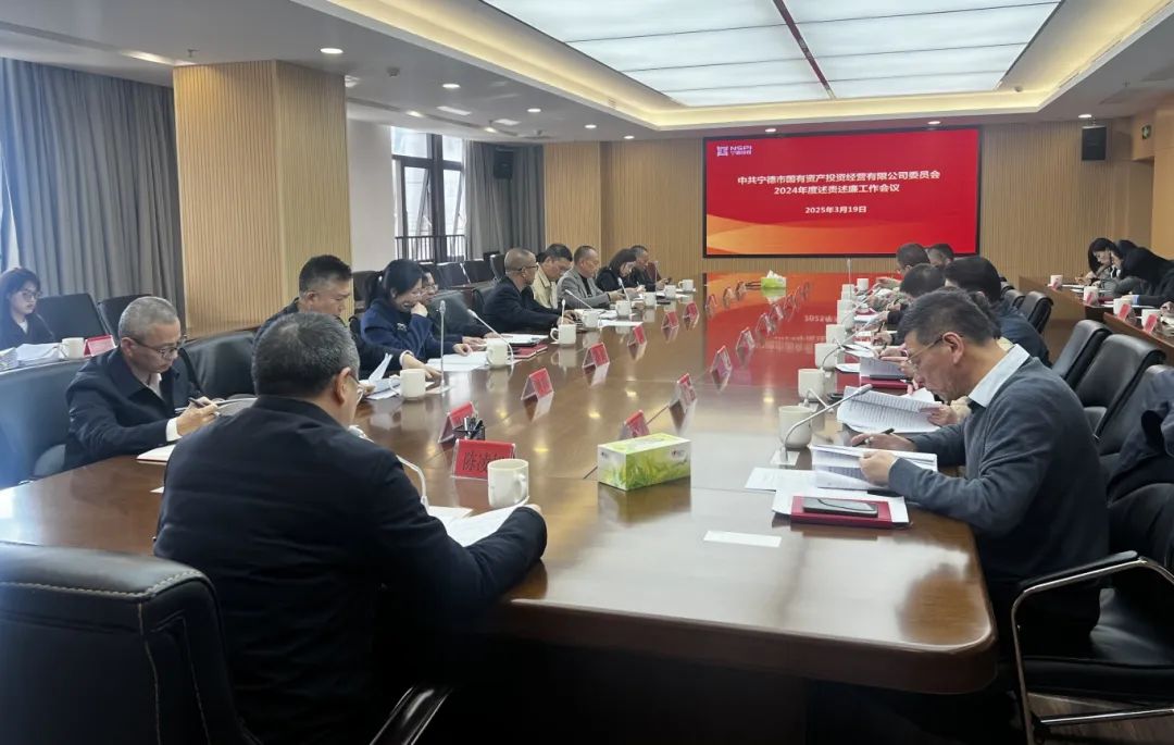 市國投公司黨委召開2024年度述責述廉工作會議